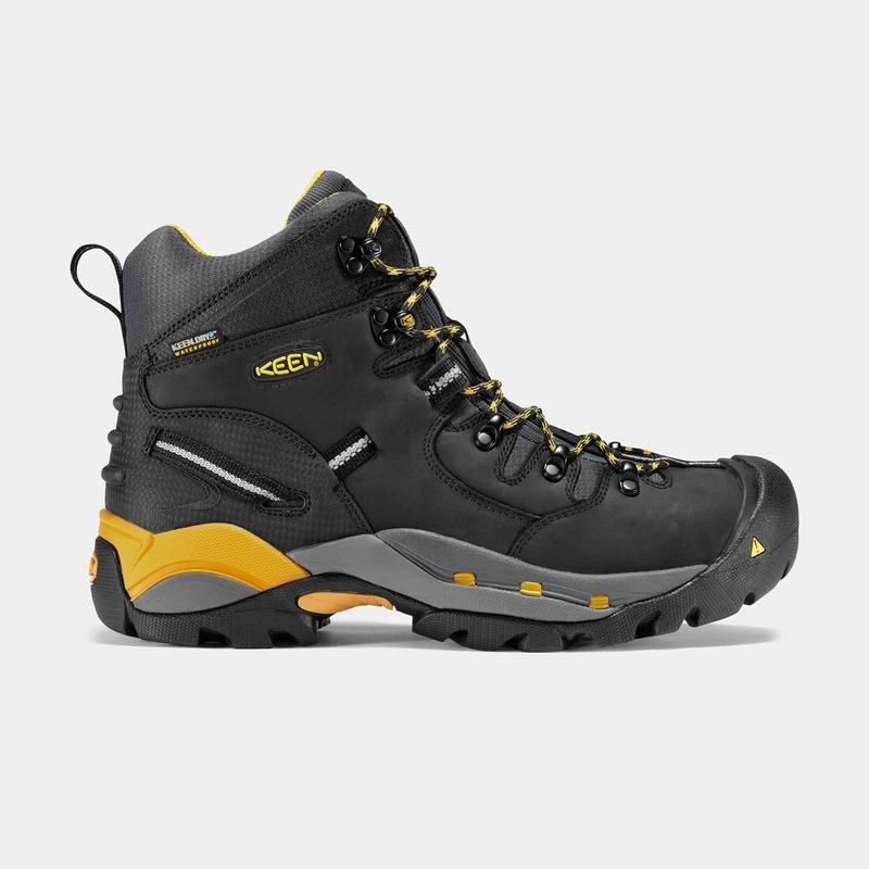 Keen Pittsburgh 6" Steel Toe - Erkek Iş Botu - Siyah - Turkey (170932GVM)